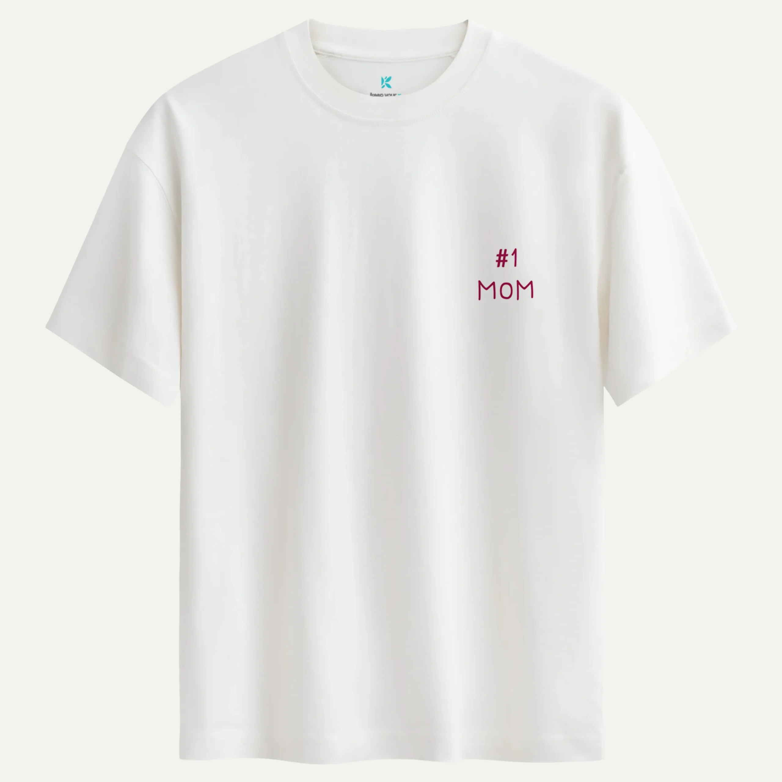 Best_Mom_beyaz.webp Best Mom Baskılı Tişört - Görsel 1