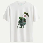Zen Frog Baskılı Tişört
