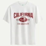California Baskılı Tişört