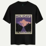 Holiday Baskılı Tişört - Görsel 2