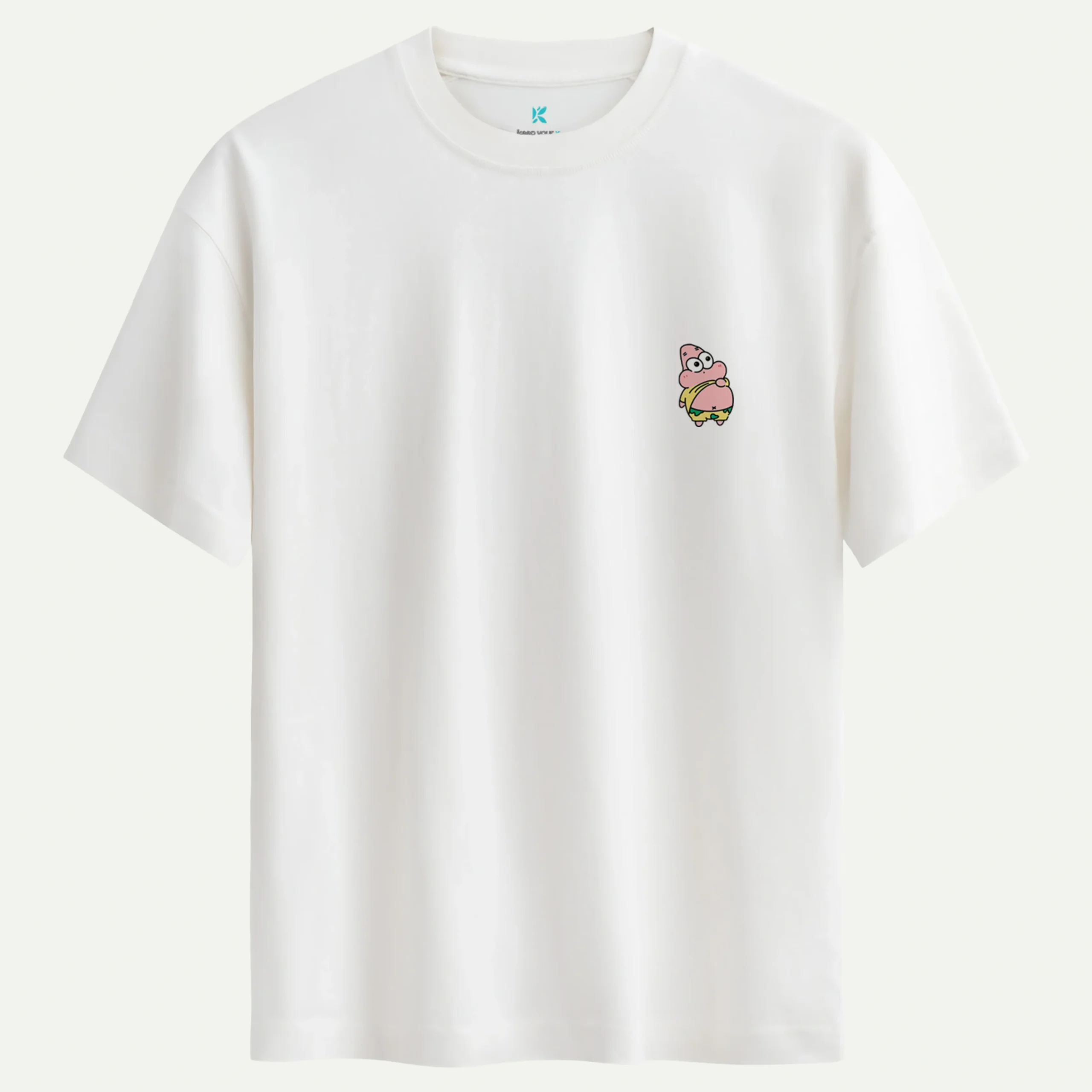 patric_spongebob_3_beyaz.webp Patric Spongebob 3 Baskılı Tişört - Görsel 1