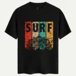 Surf Baskılı Tişört - Görsel 2