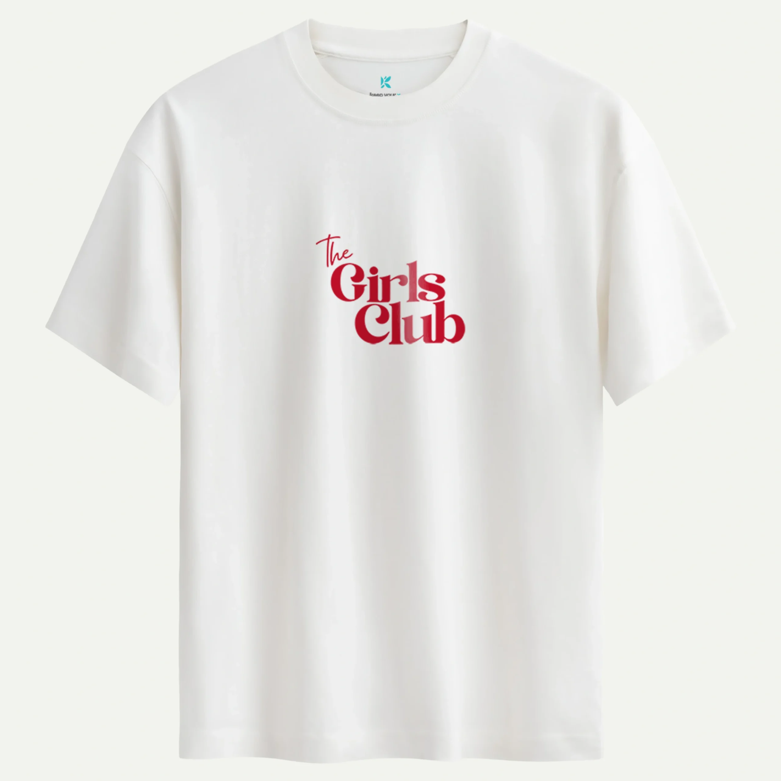 the_girl_club_beyaz-1.webp The Girl Club Baskılı Tişört - Görsel 1