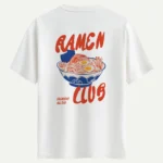 Ramen Club Baskılı Tişört