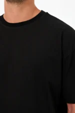 Baskısız Oversize %100 premium T-shirt - Görsel 5