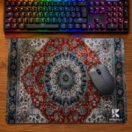 KYX Klasik Oryantal Hali Desenli Mousepad 40x28 Cm