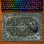KYX Osmanli Motifli Klasik Hali Desenli Mousepad 40x28 Cm