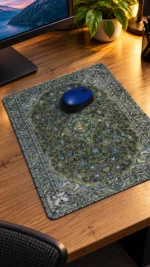 KYX Osmanli Motifli Klasik Hali Desenli Mousepad 40x28 Cm - Görsel 2