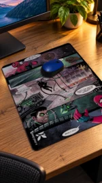 KYX Spider Man Cizgi Roman Tasarimli Mousepad 40x28 Cm - Görsel 2