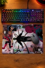 KYX Super Kahraman Cizgi Roman Desenli Mousepad 40x28 Cm
