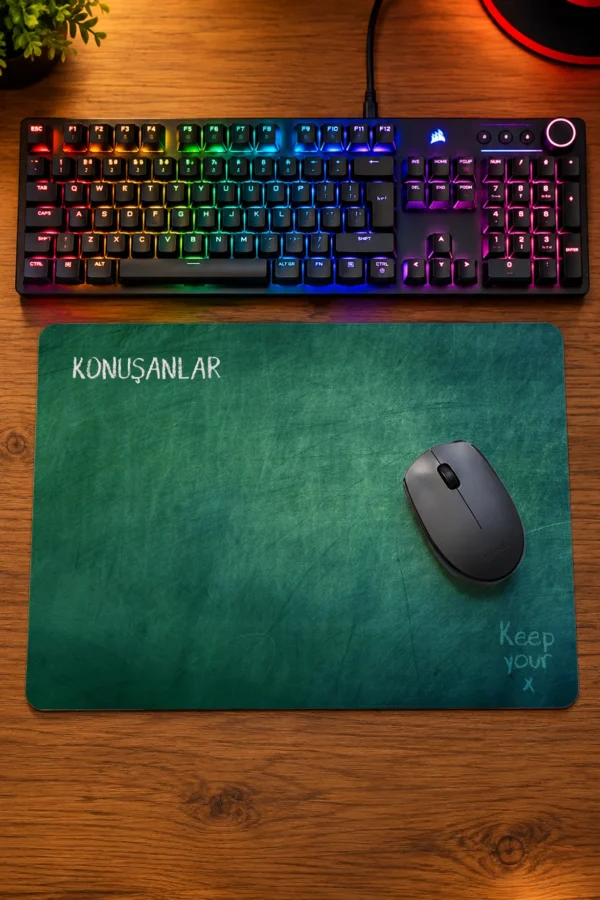 KYX Yesil Kara Tahta Gorunumlu Mousepad 40x28 Cm