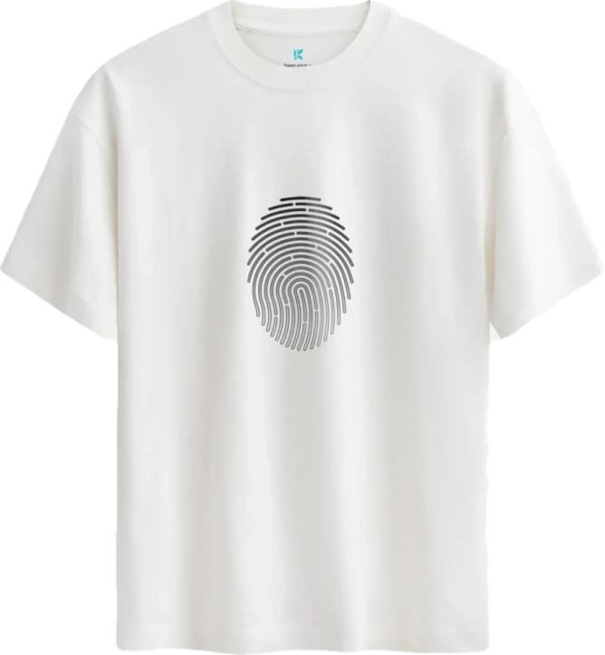 Black Eagle Print Baskılı Tişört